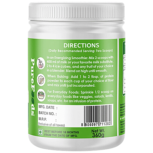 Buy PureFoods Pf Pea Protein Unflavoured Online at Best Price of Rs 750