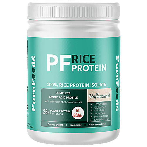 Buy PureFoods Pf Rice Protein Unflavoured Online at Best Price of Rs ...