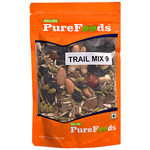 Buy PureFoods Trail Mix 9 Mix Nuts and Seeds Online at Best Price of Rs