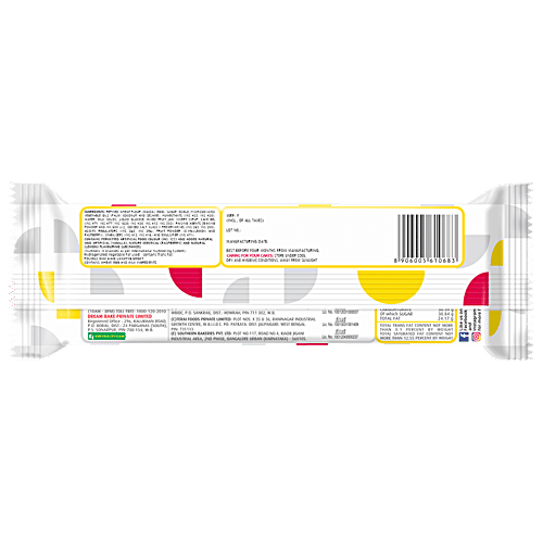 Winkies Marble Sliced Cake - Lemon & Raspberry, Fluffy, Soft, Rich In Taste, 110 g Carton 