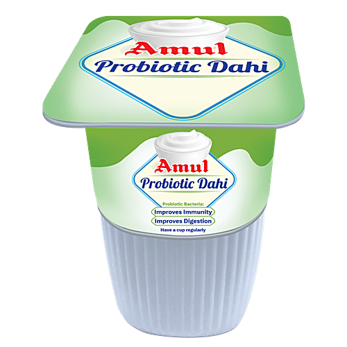 Amul Probiotic Dahi, 180 g Cup 