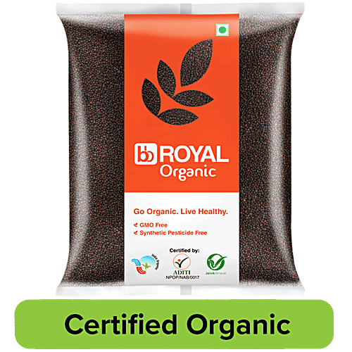 bb Royal Organic - Mustard/Sasive, 1 kg GMO, Synthetic Pesticide Free