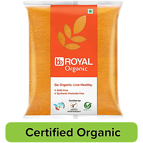 bb Royal Organic - Turmeric Powder/Arisina Pudi, 1 kg  GMO, Synthetic Pesticide Free