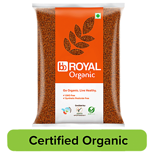 bb Royal Organic Ragi Whole/Finger Millet - Unpolished, 2 kg  