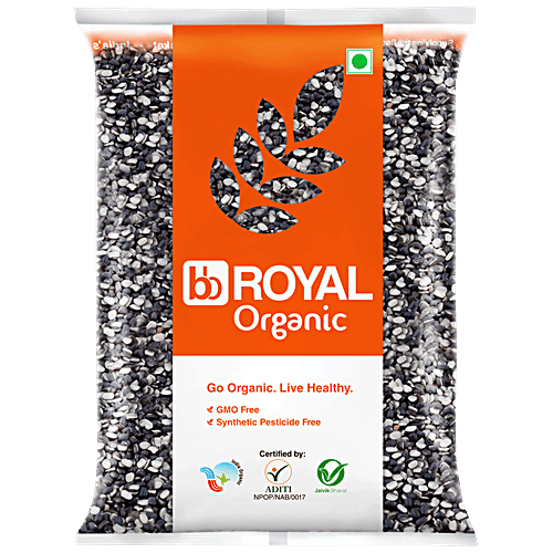 bb Royal Organic - Urad Dal/Uddina Bele, Black (Split), 2 kg  