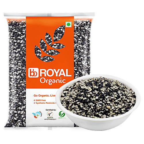 bb Royal Organic - Urad Dal/Uddina Bele, Black (Split), 2 kg  
