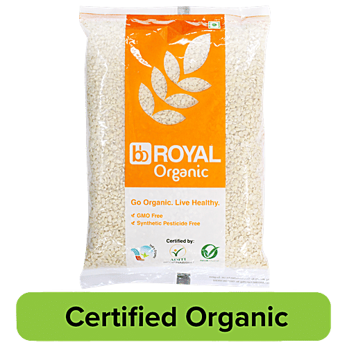 bb Royal Organic - Urad Dal/Uddina Bele, White (Split), 2 kg  GMO Free, Synthetic Pesticide Free