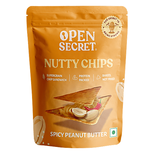 Buy Open Secret Nutty Chips Spicy Peanut Butter Online at Best Price of Rs 38 bigbasket