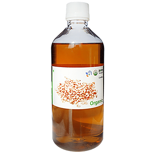 Earthon Organic Sesame Oil/White Til Oil, 500 ml  
