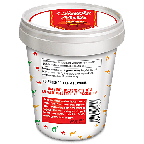 Buy Amul Camel Milk Medium Fat Ice Cream Online at Best Price of Rs 30