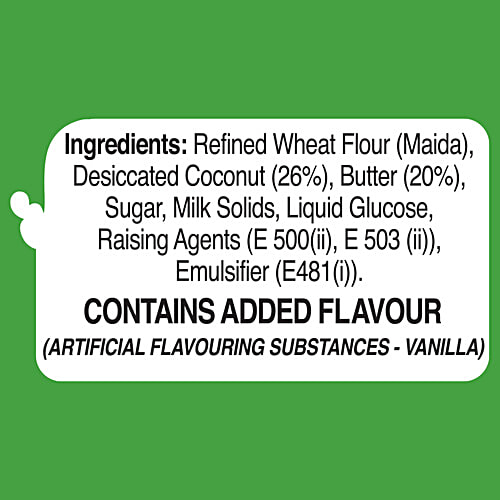 Amul Coconut Cookies, 50 g Polyfilm 