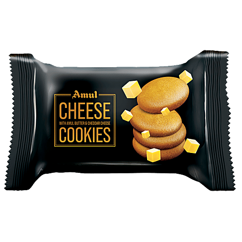 Amul Cheese Cookies, 50 g Pouch 