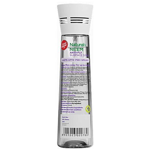 Good knight Naturals Fly Spray, 150 ml  