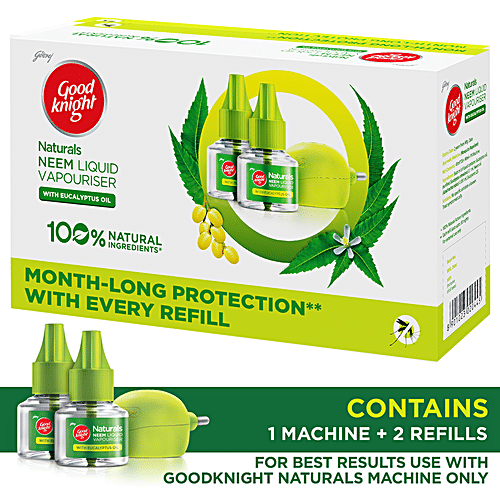 Buy Good knight Naturals Neem Liquid Vaporiser Mosquito Repellent