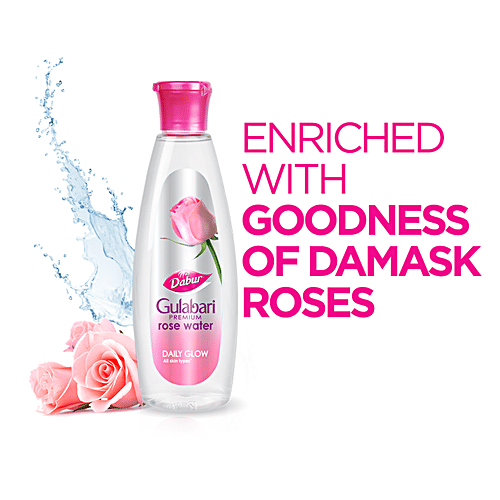 Dabur Gulabari Premium Rose Water – 100% Natural, 400 ml  
