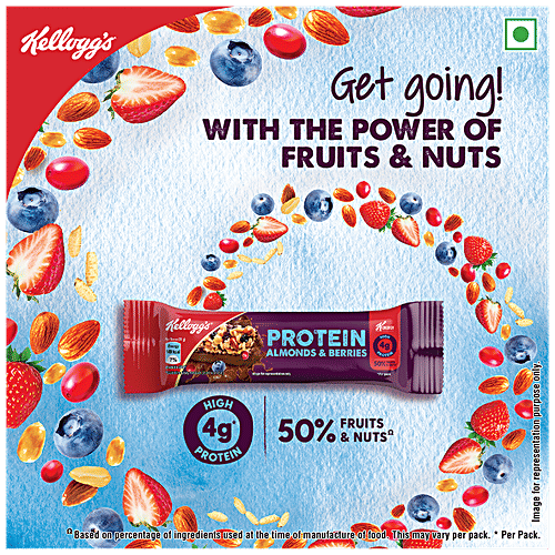 Buy Kelloggs Kellogg's KEnergy Bar Pack Protein Almonds & Berries Online at Best Price