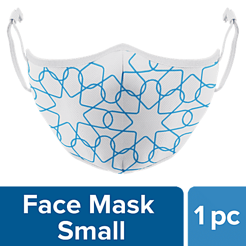 Godrej Protekt GP 95+ Reusable Face Mask - 7 Layer Germ Shield Protection, White, Small, 1 pc