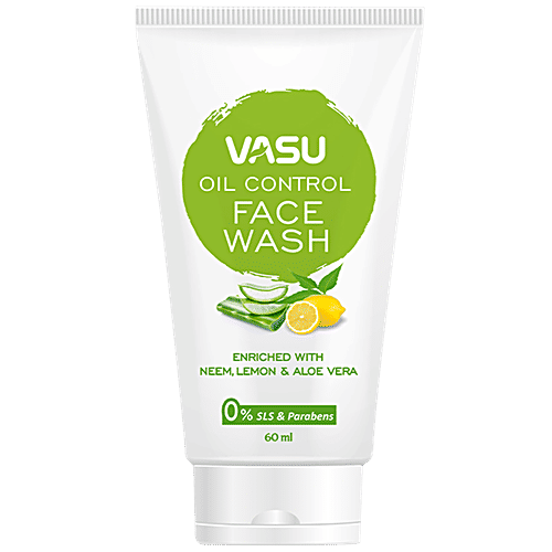 Buy Vasu Oil Control Face Wash Enriched with Neem, Lemon & Aloevera