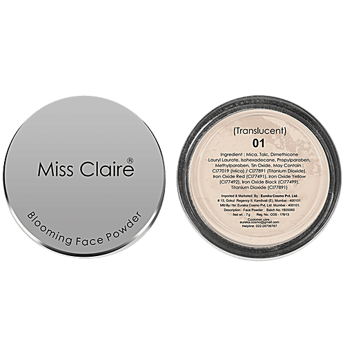 Miss Claire Blooming Face Powder, 7 g Translucent - 01 