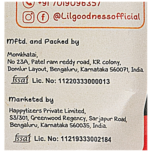 LiL'Goodness Carrot Crackers, 100 g  