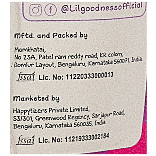 LiL'Goodness Veggie Beetroot Crackers - Indian Masala, 100 g  No Added Preservatives & Colors