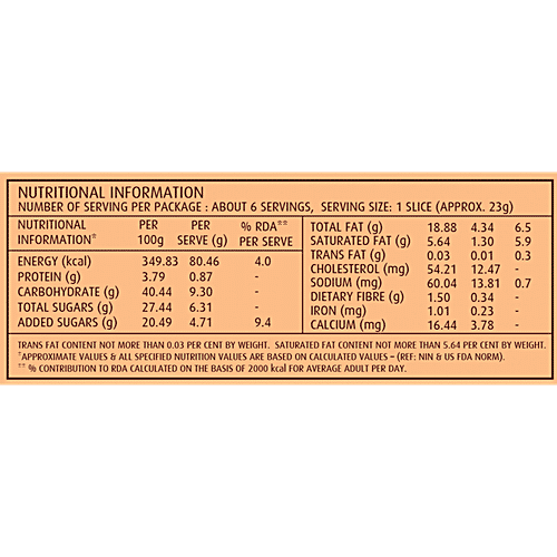 Elite Dates Pudding Cake Sliced, 140 g
