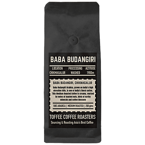 Toffee Coffee Roasters Baba Budangiri Estate Coffee - Grind: Whole Beans, 250 g  