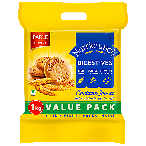 Parle Platina Nutricrunch Digestive Cookies, 1 kg  