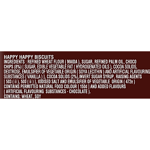 Parle Happy Happy Choco-Chip Cookies, 396 g