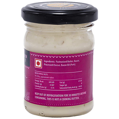 Bun Maska Gourmet Butter Bacon, 100 g Salty, Smokey & Irresistible Flavoured Butter