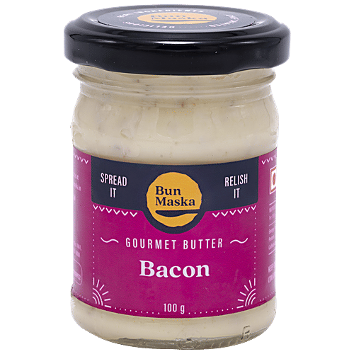 Bun Maska Gourmet Butter Bacon, 100 g Salty, Smokey & Irresistible Flavoured Butter