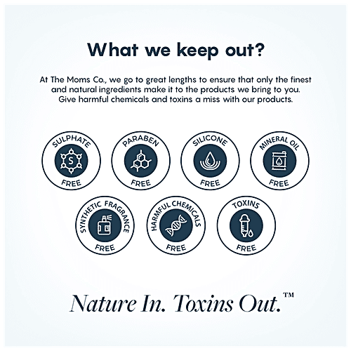 The Moms Co Natural Hair Strengthening Oil With Amla, Bhringraj & Coffee Oils - Controls Hair Fall & Breakage, Paraben Free, Sulphate Free, 200 ml Paraben Free, Sulphate Free