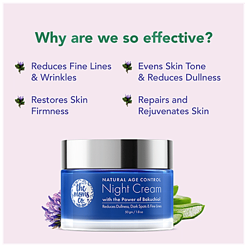 The Moms Co Natural Age Control Night Cream, 50 g  