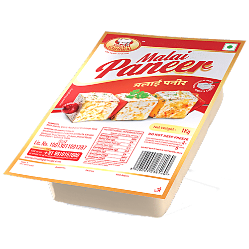 SHUDH GARHWAL Fresh Vaccum Pack Malai Paneer, 1 kg  