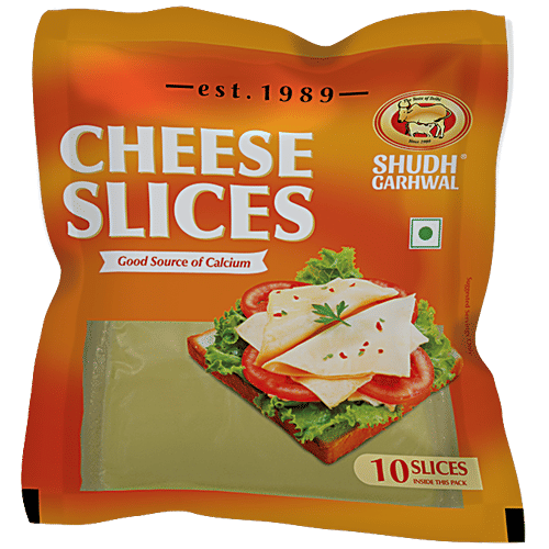 SHUDH GARHWAL Cheese Slice, 150 g  