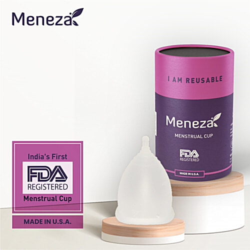 Buy Meneza Menstrual Cup Large Size, For Women Under 30 Years Of Age
