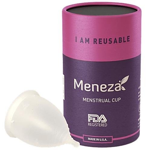 Meneza Menstrual Cup - Large Size, For Women Under 30 Years Of Age And With Low Cervix, 1 pc  