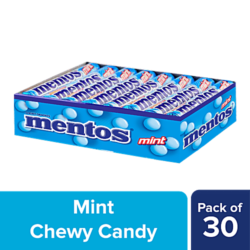 Buy Mentos Mint Flavour, Chewy Candy Online at Best Price of Rs null