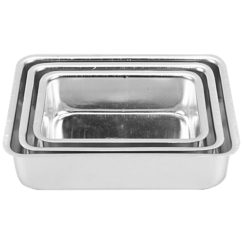 Buy Klassic Aluminium Square Shape Cake Mould, KL62 Online at Best