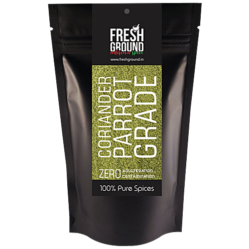 Buy Fresh Ground Coriander Powder, Parrot Grade Online at Best Price of