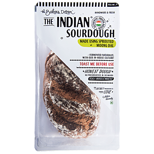 The Baker's Dozen The Indian Sourdough, 360 g  No Preservatives, No Maida