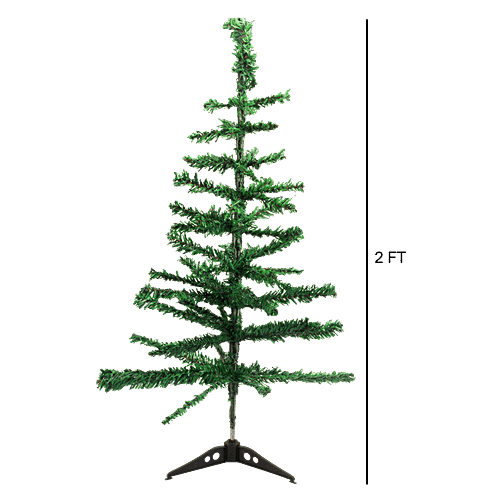 Hankley Christmas/Xmas Tree - For Decoration, 2 Feet, 1 pc  Festive Decor
 Attractive Design