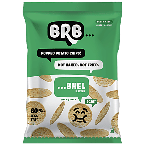 BRB Popped Chips Bhel Flavour, 52 g  