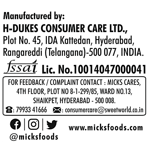 MICKS Dario Gourmet Milk Chocolate Bar - Brownie, 110 g