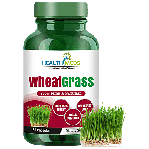 Healthmeds Wheat Grass Dietary Supplement, 100 g  