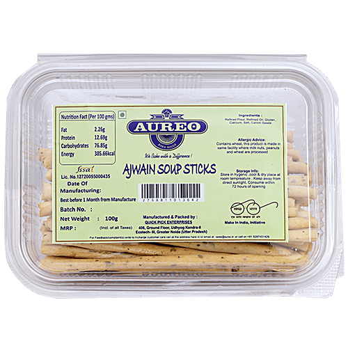 Aureo Ajwain Soup Sticks, 100 g