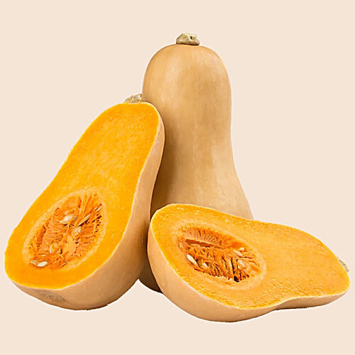 fresho! Butternut Squash, 1 Pc (Approx. 500 g-1 Kg) 