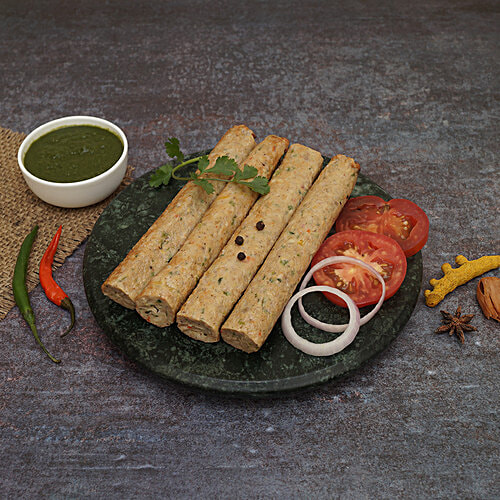 Fresho Chicken Seekh Kabab - Khas khas, 500 g  