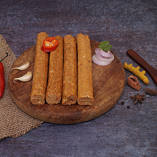 Fresho Chicken Seekh Kabab - Angara/Spicy, 500 g  