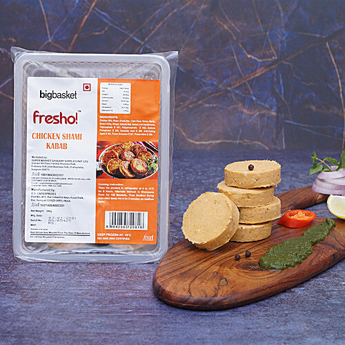 Fresho Chicken Shami Kabab, 500 g  